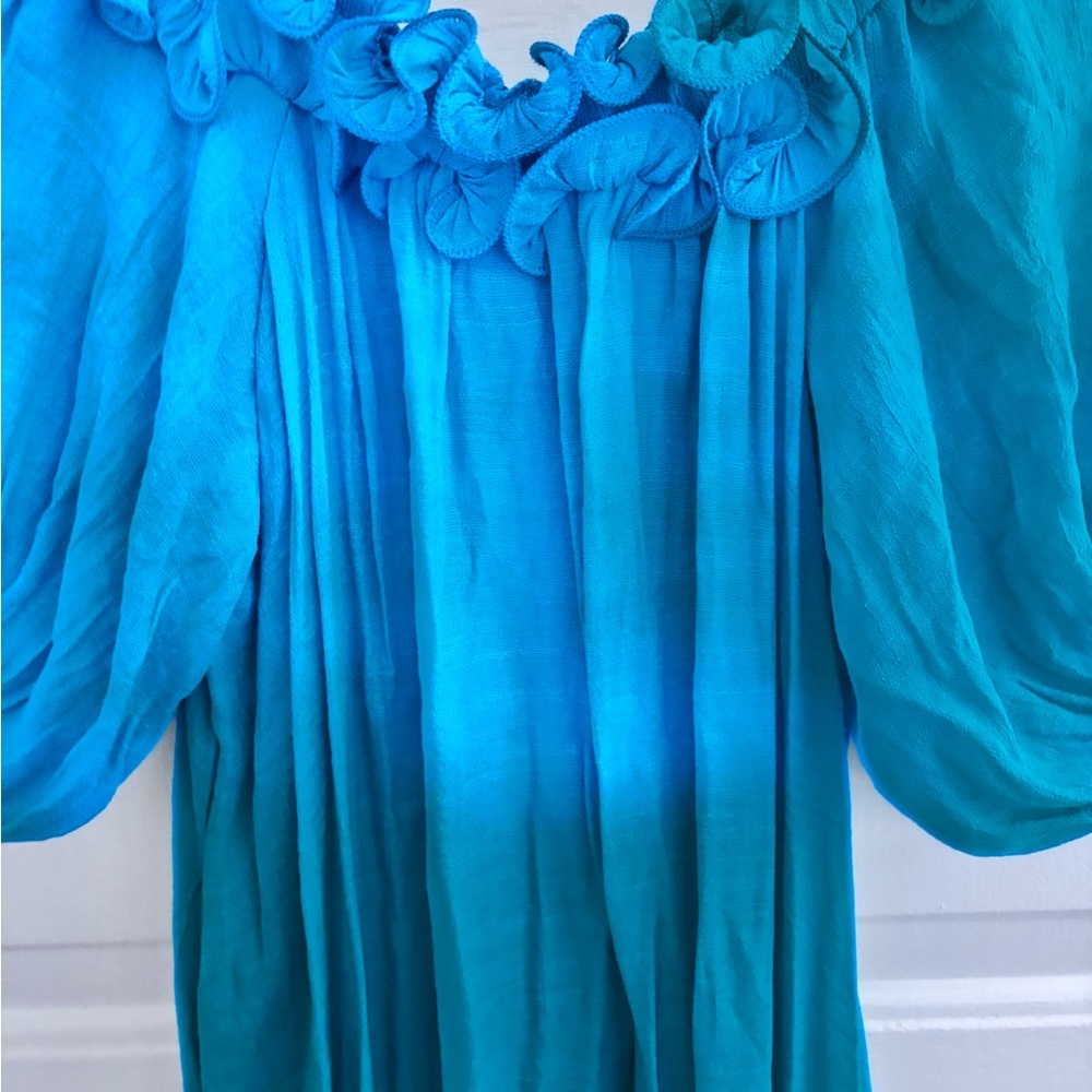 SHEIN Teal Blue Lightweight Dress - Picture 2 of 6
